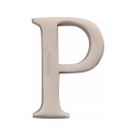Heritage Brass Letter P  - Pin Fix 51mm